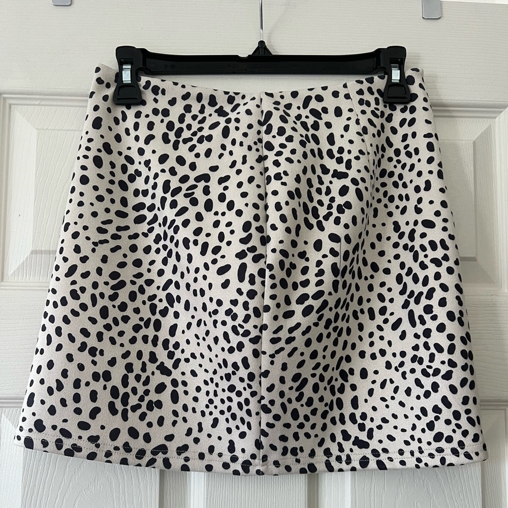 Altar’d State Leopard print mini skirt
